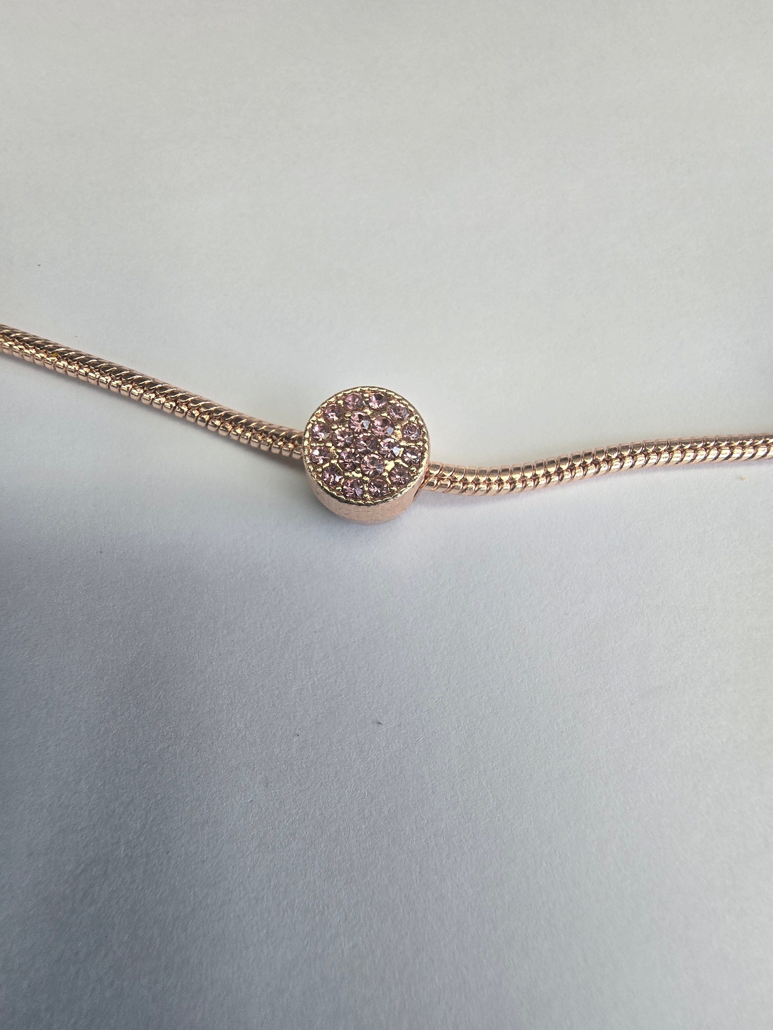 Rose Gold charm fits all charm bracelets