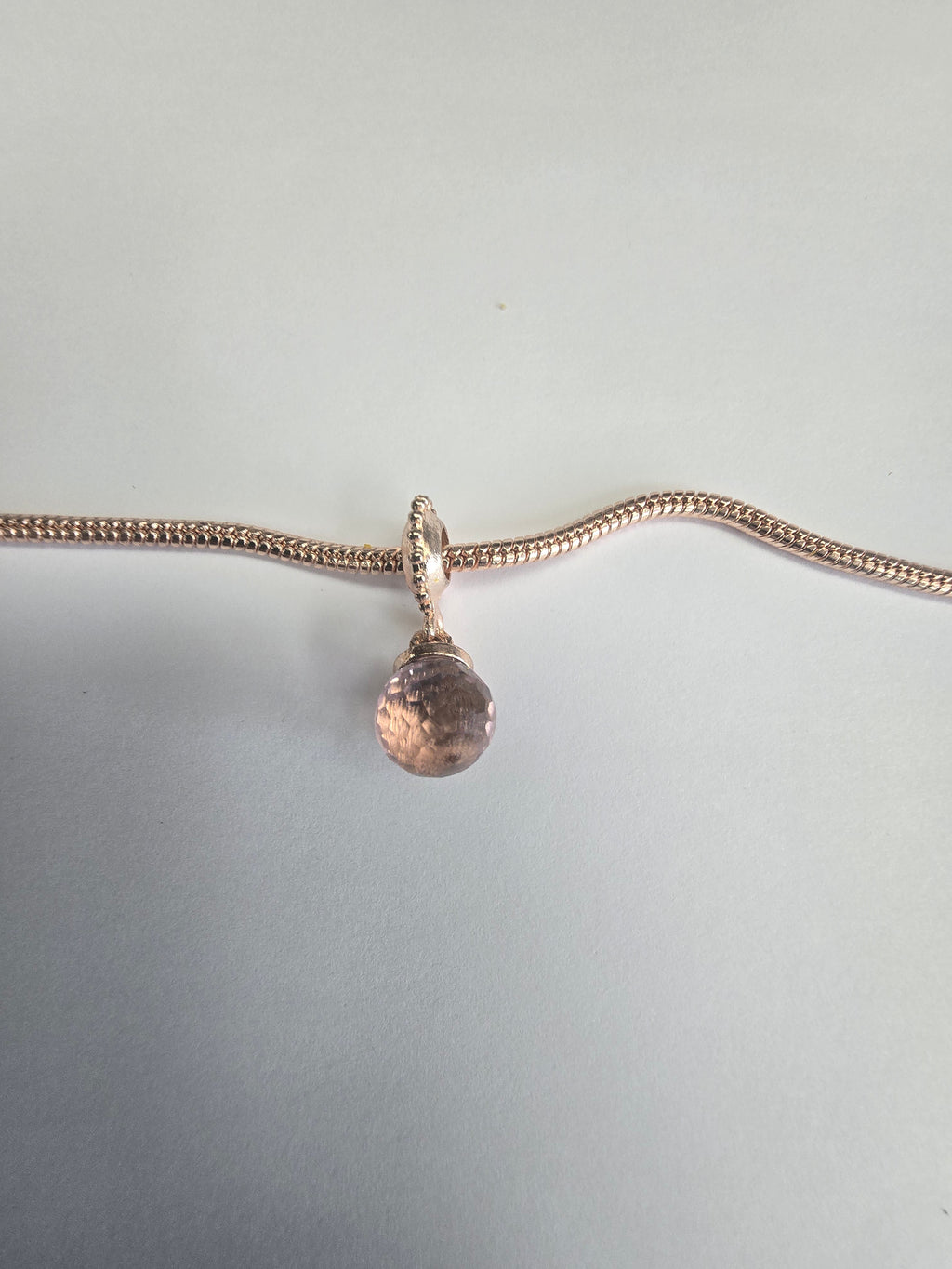 Rose Gold charm fits all charm bracelets