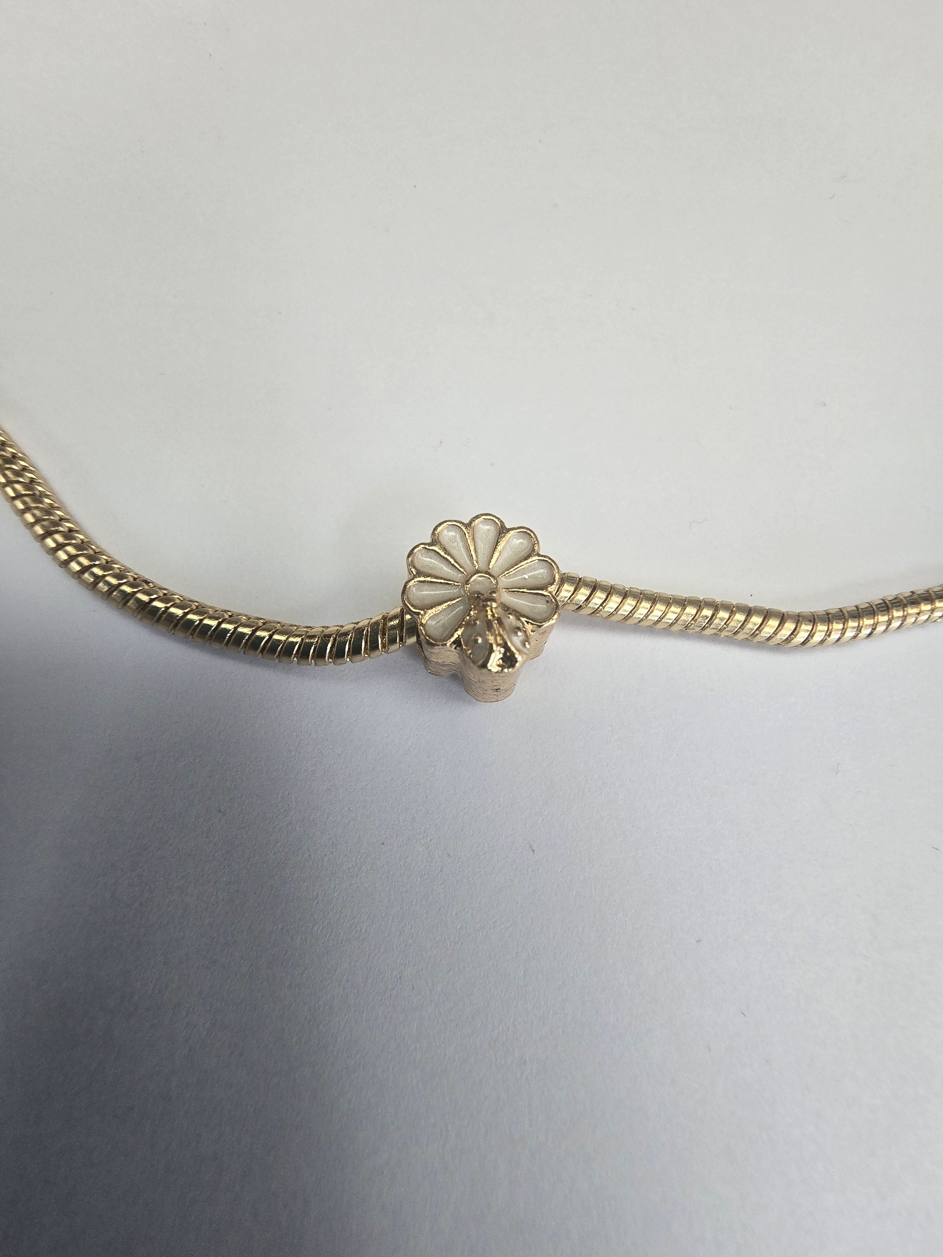 Gold charm fits all charm bracelets