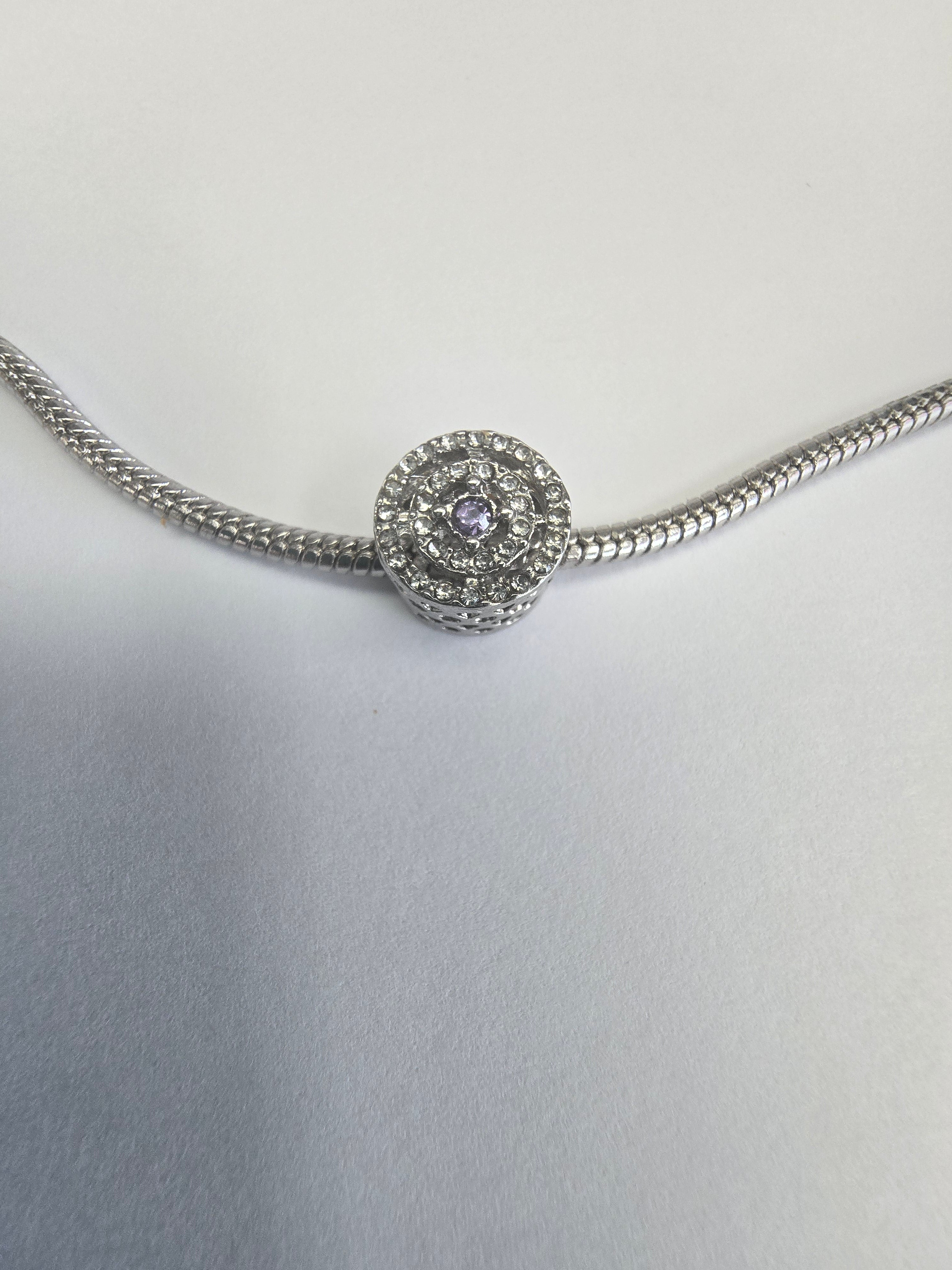 silver charm fits all charm bracelets
