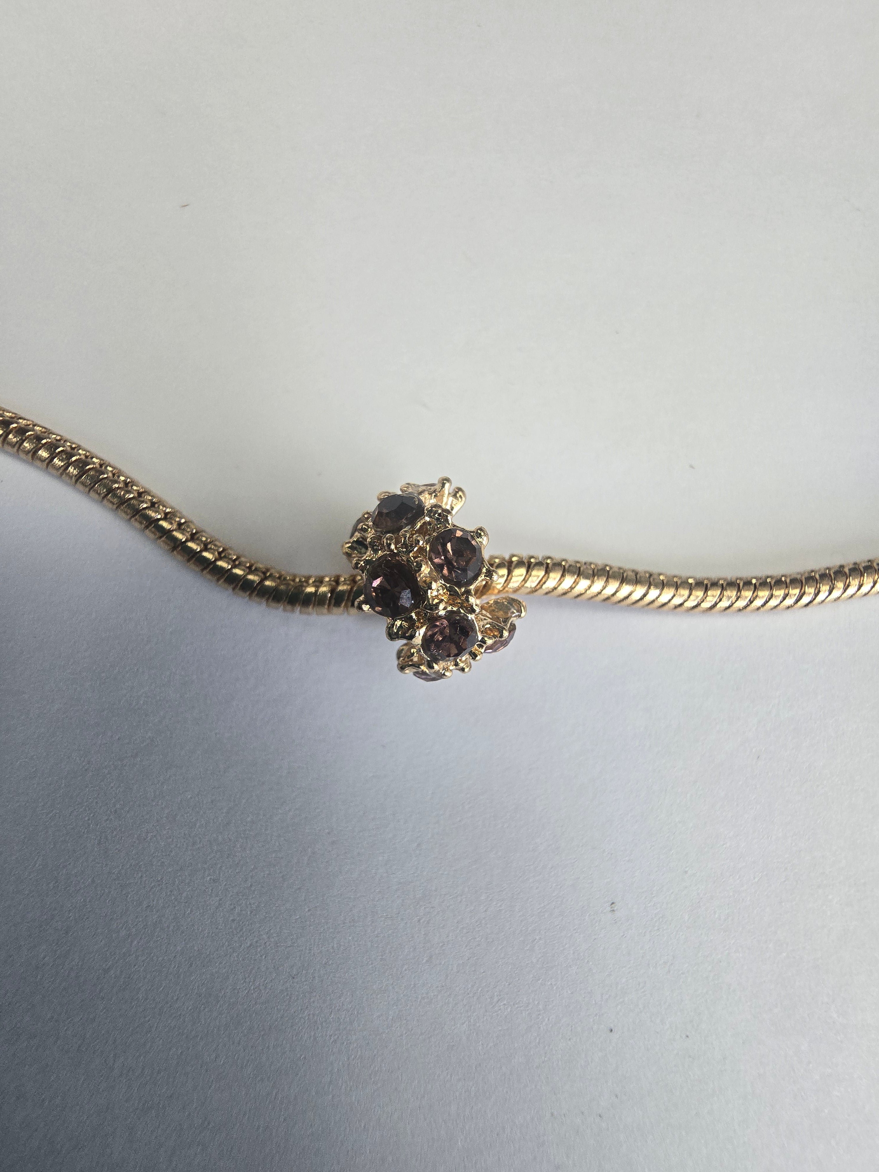 Gold charm fits all charm bracelets