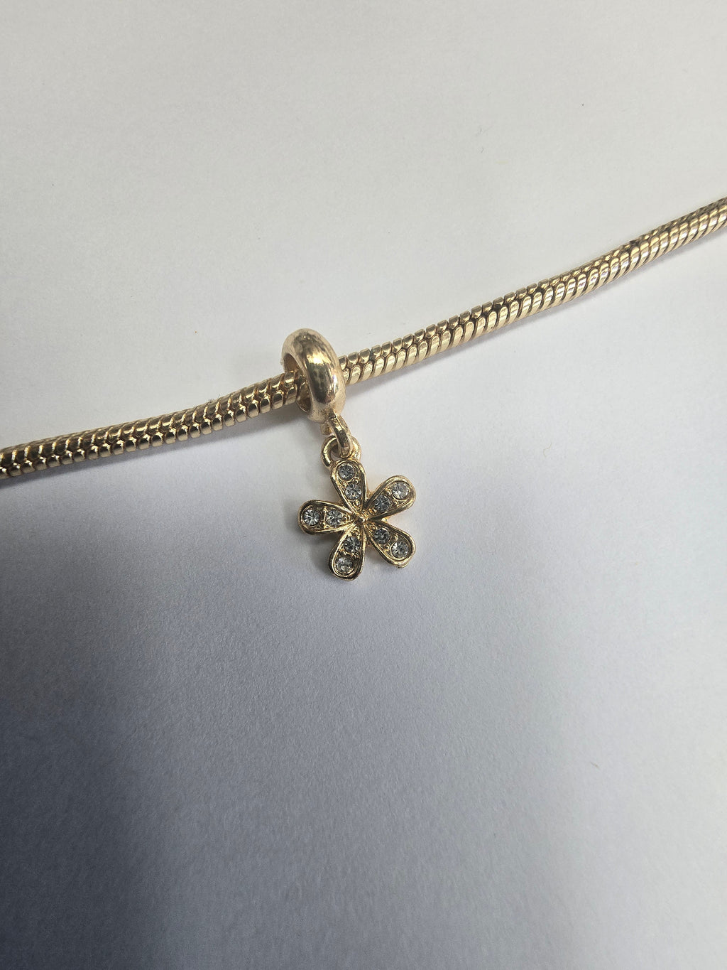 Gold charm fits all charm bracelets