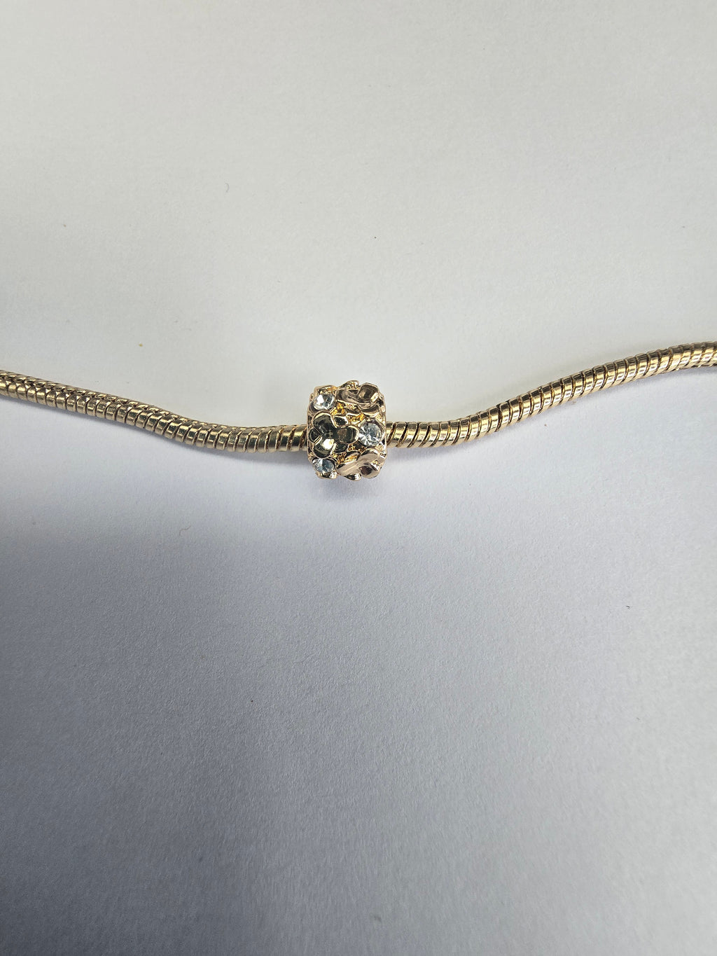 Gold charm fits all charm bracelets