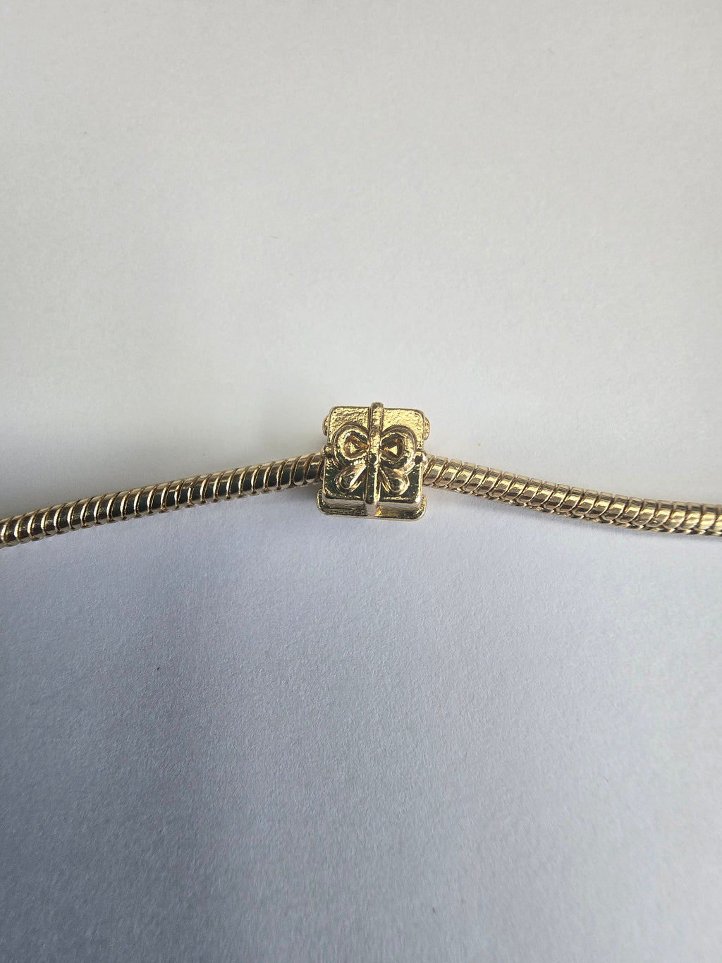 Gold charm fits all charm bracelets