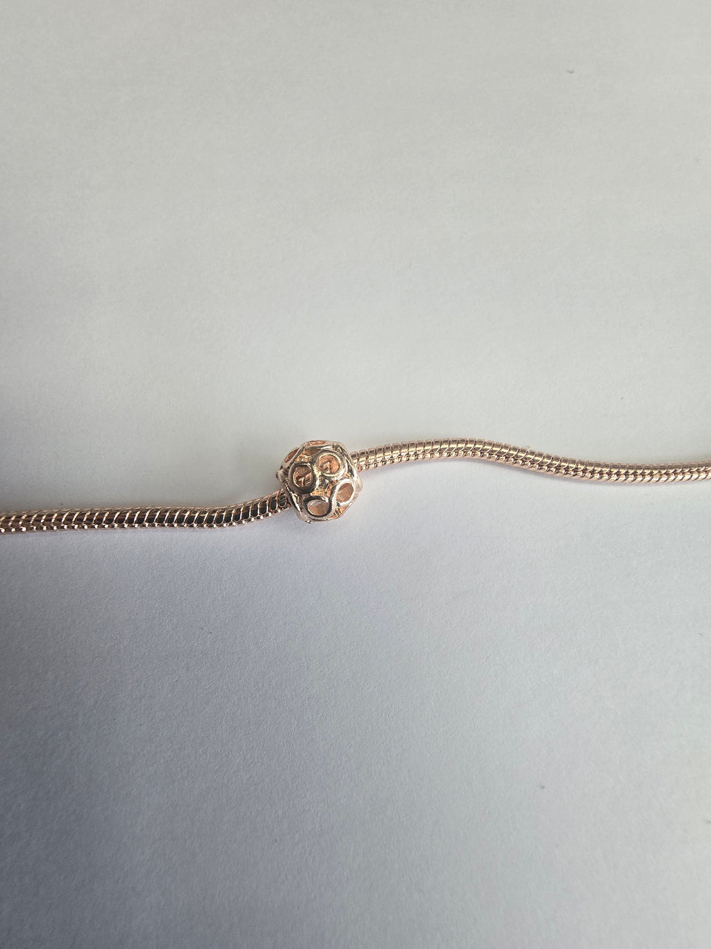Rose Gold charm fits all charm bracelets