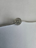 silver charm fits all charm bracelets