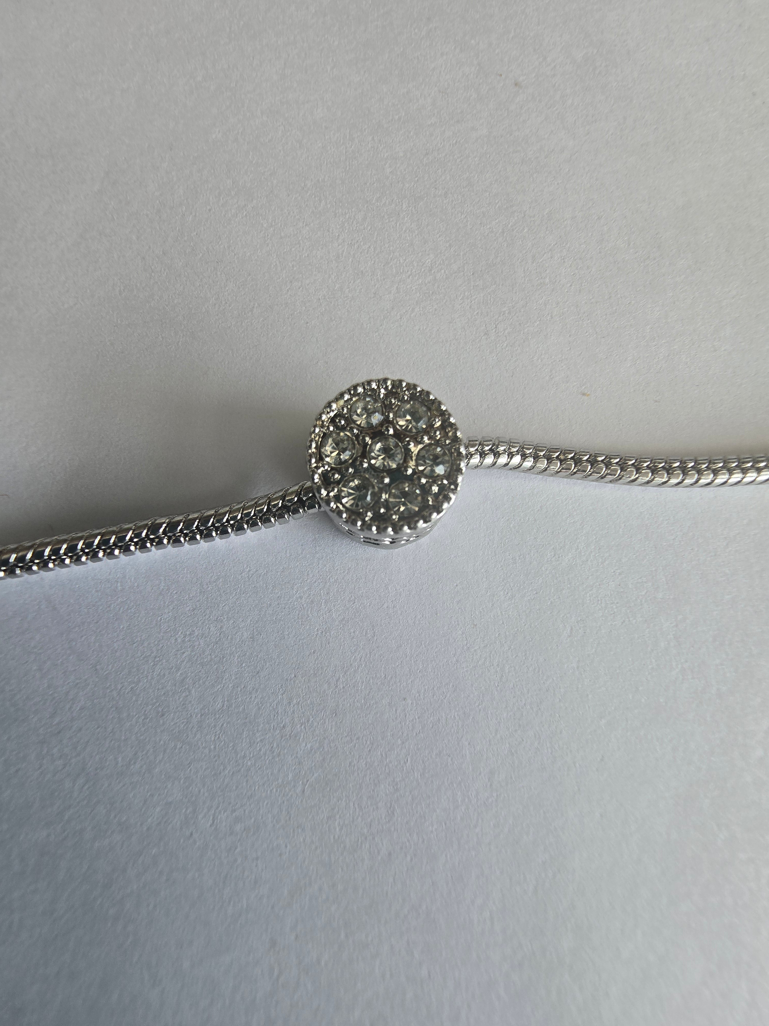 silver charm fits all charm bracelets