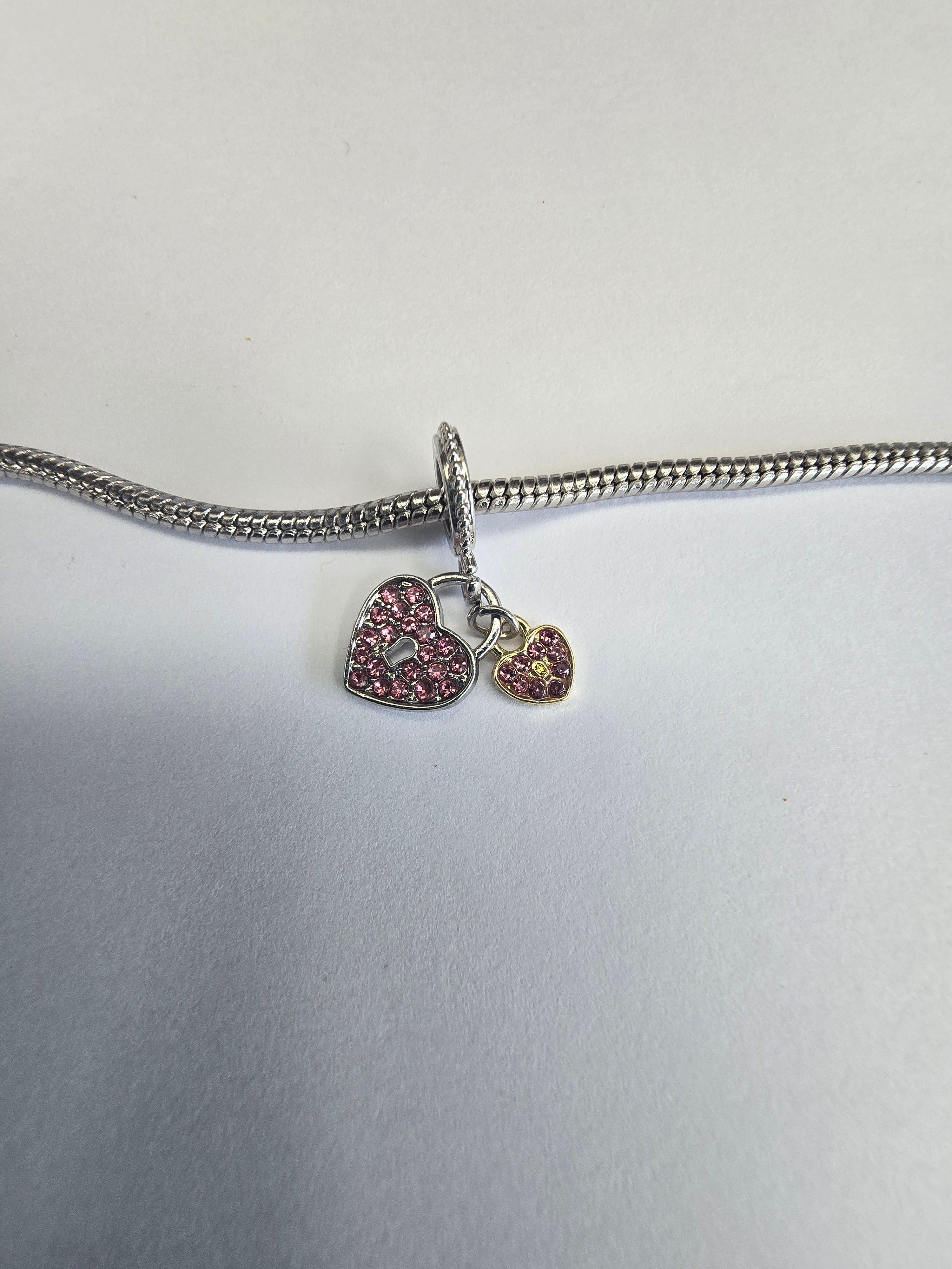silver charm fits all charm bracelets