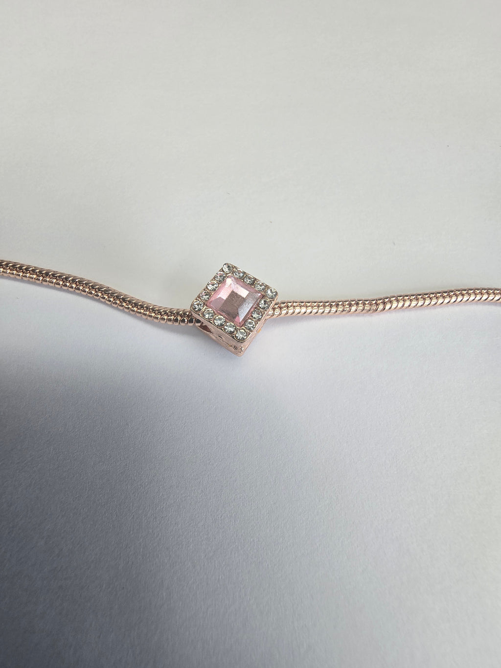 Rose Gold charm fits all charm bracelets
