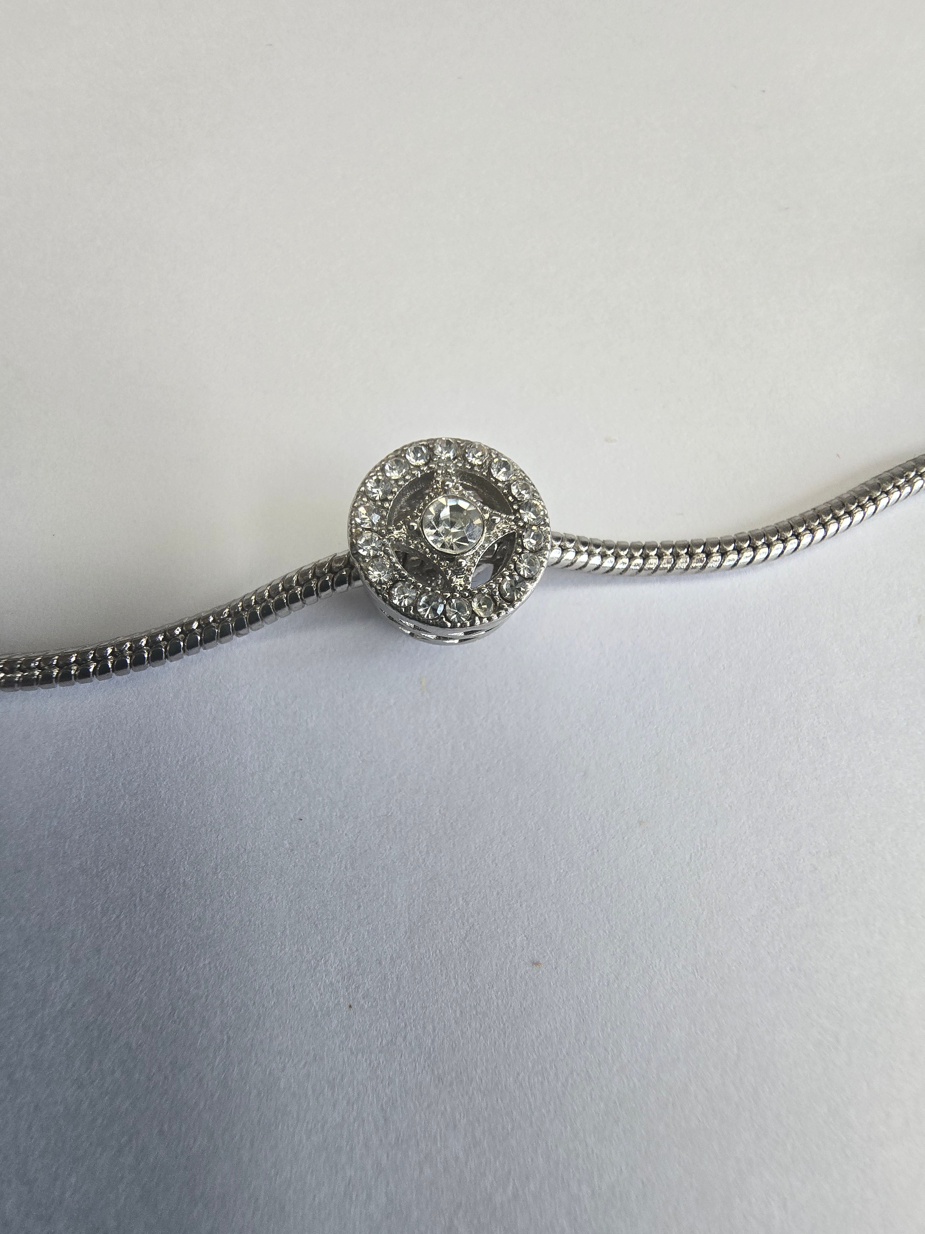 silver charm fits all charm bracelets