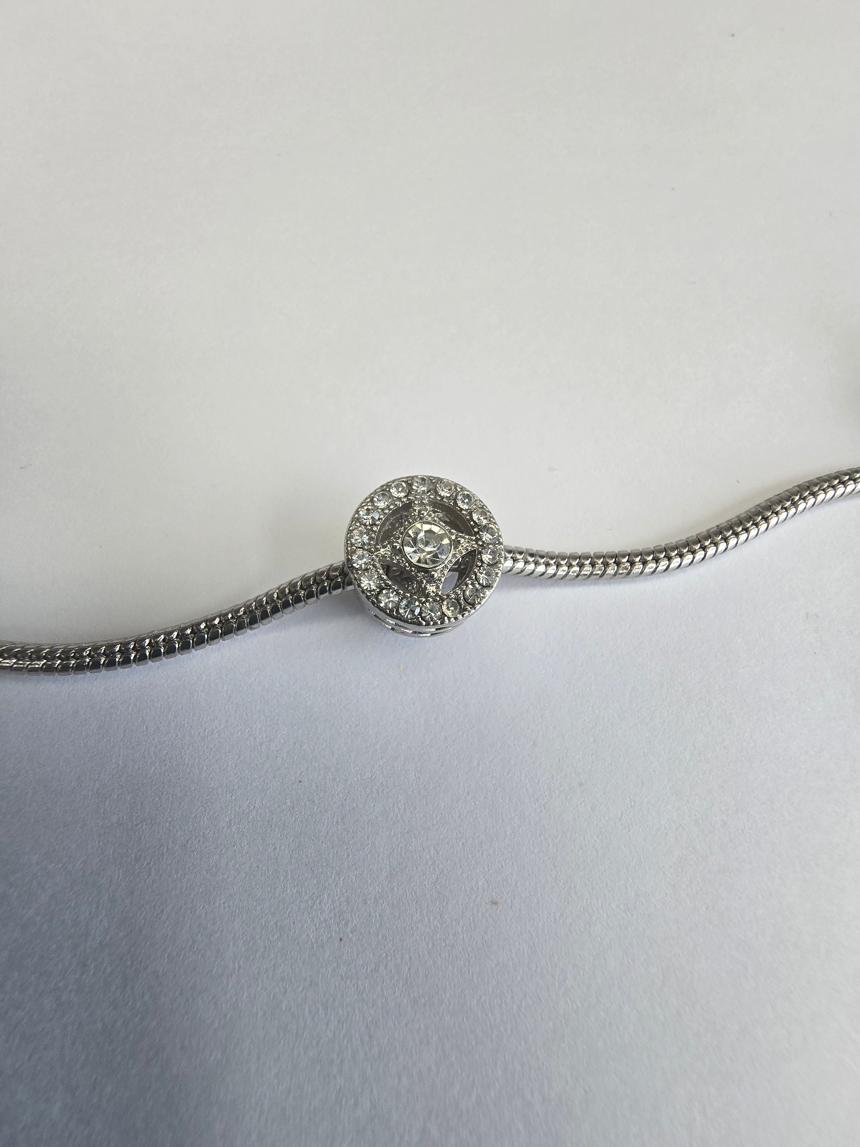 silver charm fits all charm bracelets