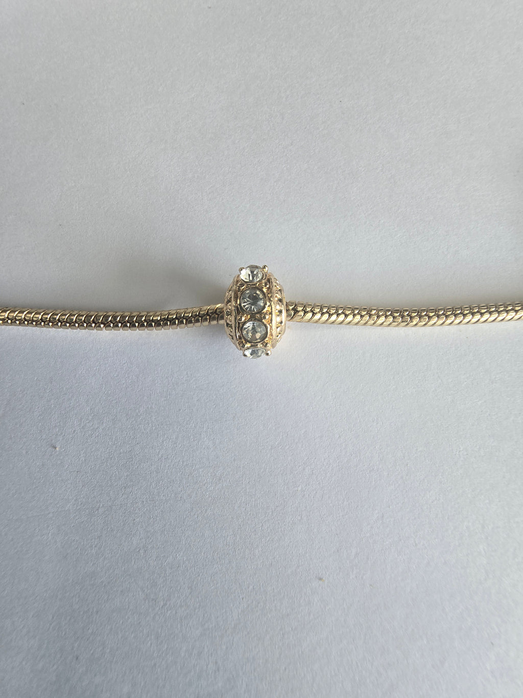 Gold charm fits all charm bracelets