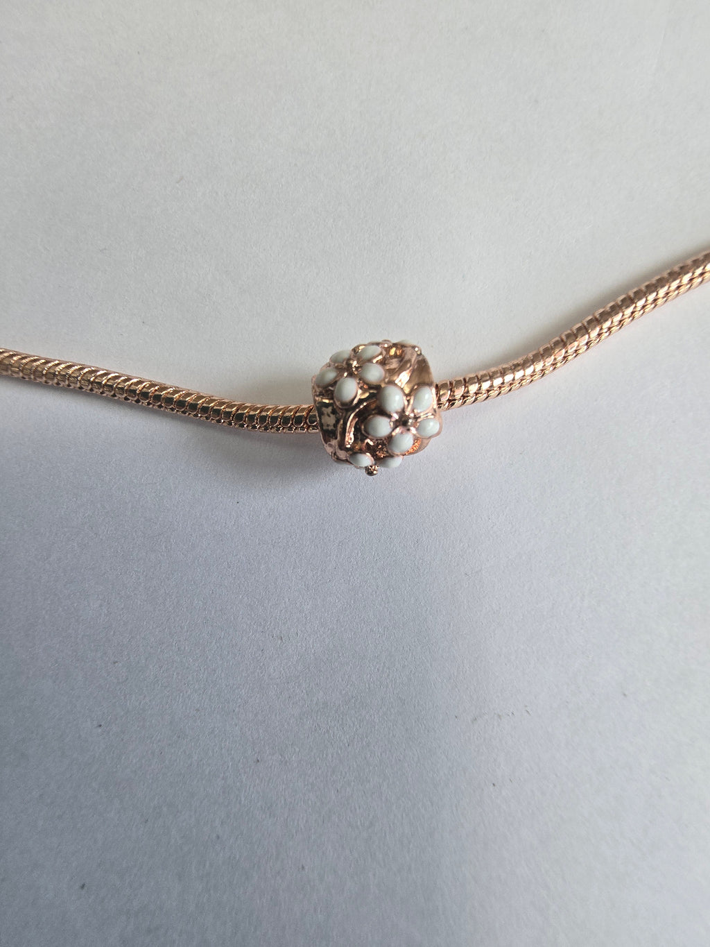 Rose Gold charm fits all charm bracelets