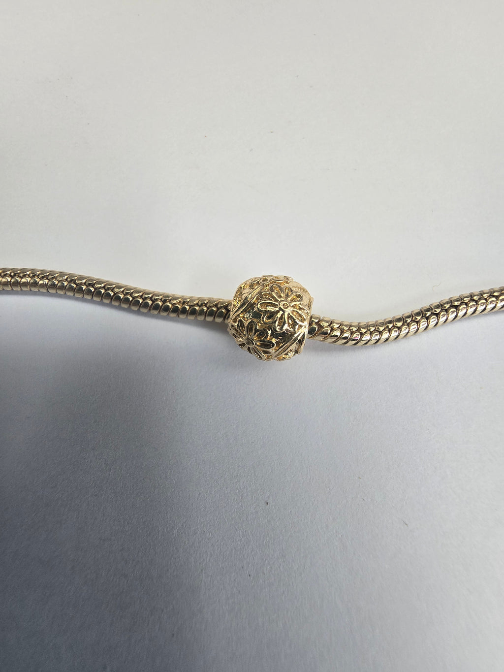 Gold charm fits all charm bracelets