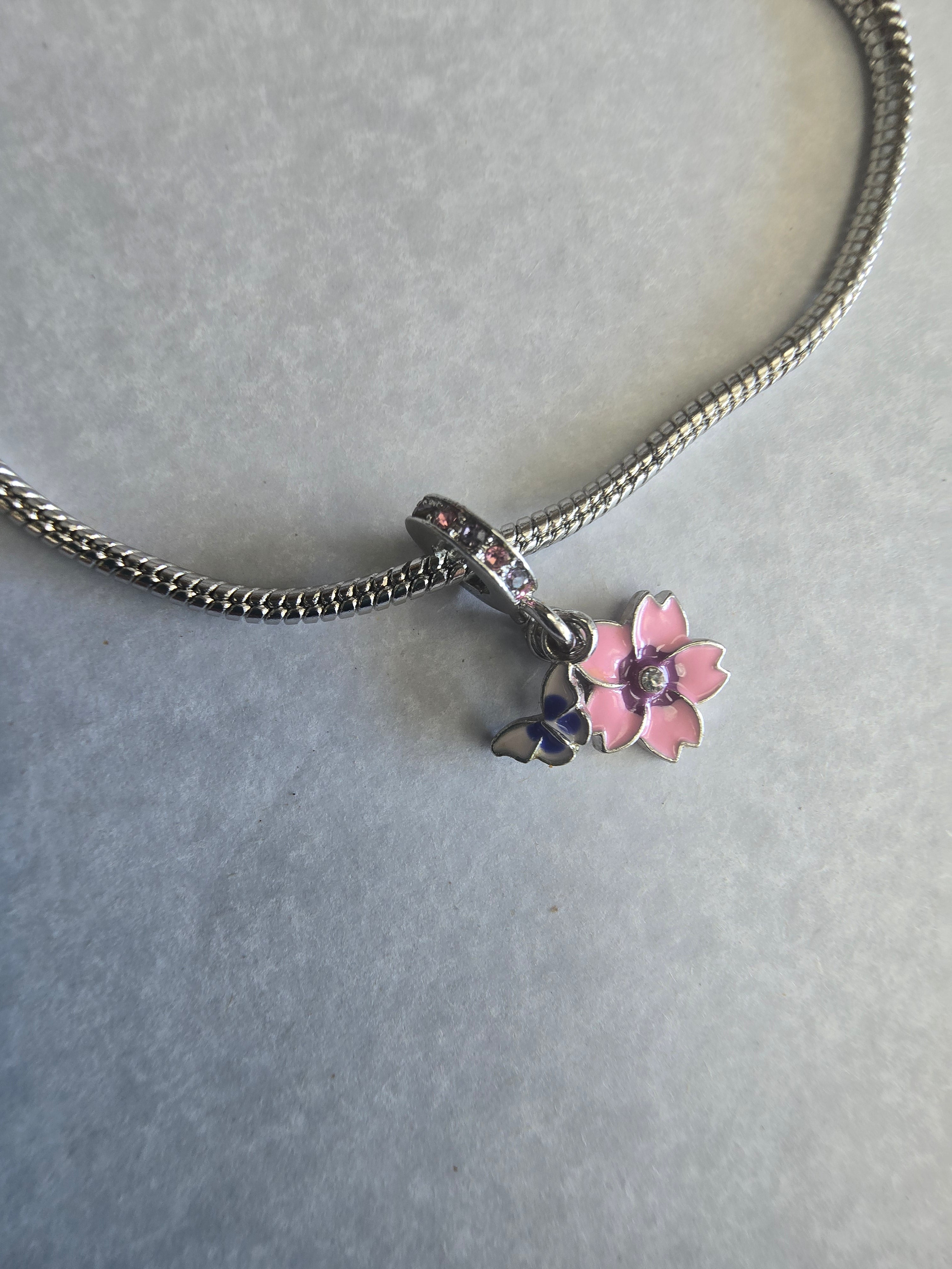 silver charm fits all charm bracelets
