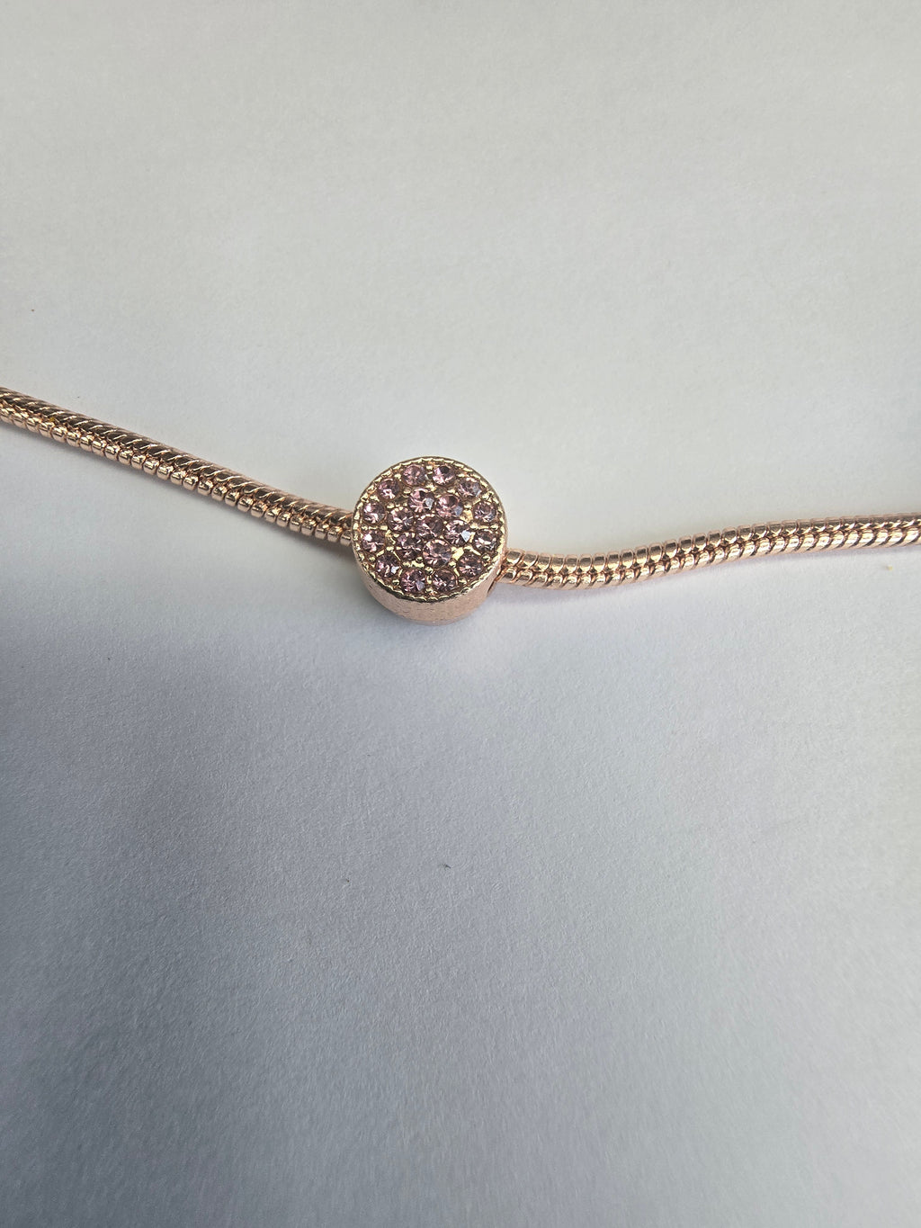 Rose Gold charm fits all charm bracelets