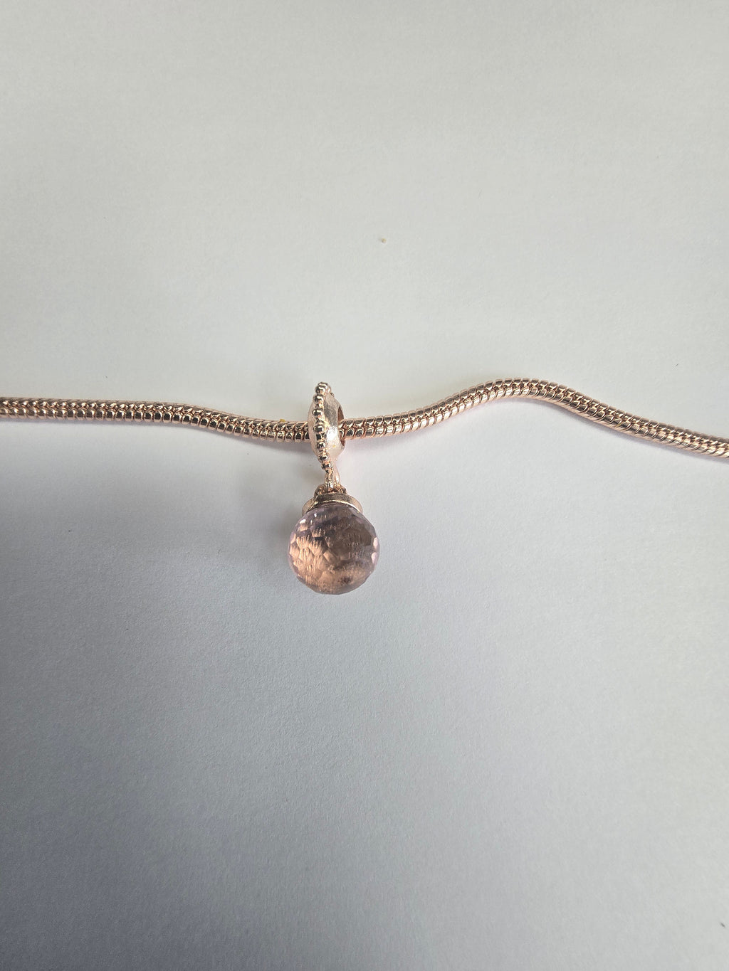 Rose Gold charm fits all charm bracelets